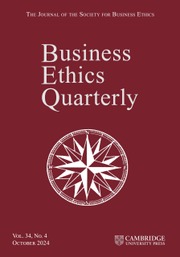 Business Ethics Quarterly